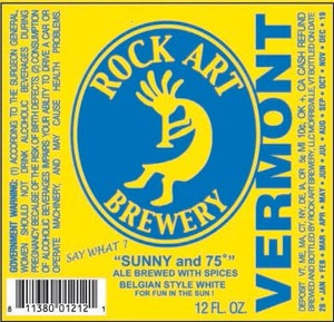 Rock Art Brewery Sunny And 75