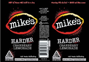 Mike's Harder Cranberry Lemonade March 2013