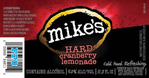 Mike's Hard Cranberry Lemonade March 2013