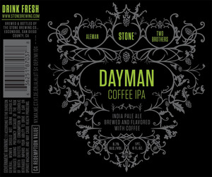 Stone Dayman Coffee IPA March 2013