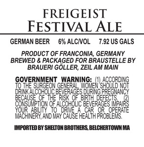 Freigeist Festival Ale