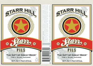 Starr Hill Starr Pils March 2013