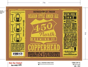 450 North Brewing Company Copperhead April 2013