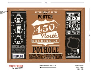 450 North Brewing Company Pothole