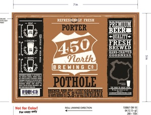 450 North Brewing Company Pothole April 2013