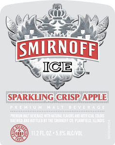 Smirnoff Sparkling Crisp Apple March 2013