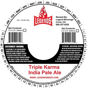 Legend Beverage Triple Karma March 2013