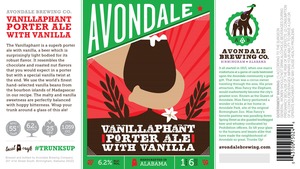 Avondale Brewing Co Vanillaphant March 2013