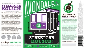 Avondale Brewing Co Streetcar March 2013