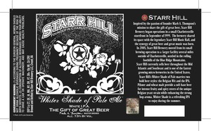 Starr Hill Whiter Shade Of Pale March 2013
