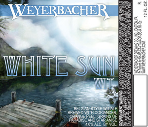 Weyerbacher White Sun Wit March 2013