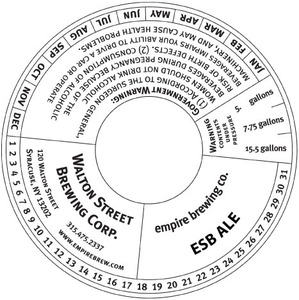 Empire Brewing Company Esb Ale