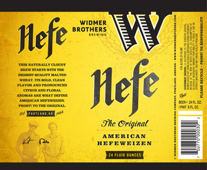 Widmer Brothers Brewing Company Hefeweizen March 2013