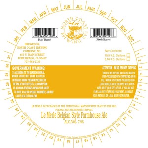 Le Merle Belgian Style Farmhouse Ale March 2013