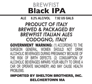 Brewfist Black IPA March 2013