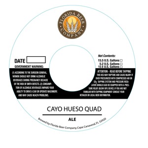 Florida Beer Company Cayo Hueso Quad March 2013