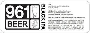 961 Black IPA April 2013
