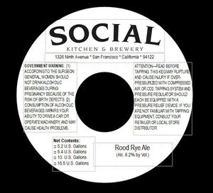 Rood Rye Ale March 2013