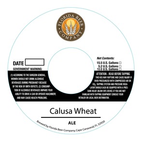 Florida Beer Company Calusa March 2013