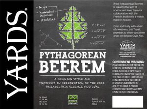 Yards Brewing Company Pythagorean Beerem