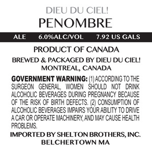 Dieu Du Ciel! Penombre