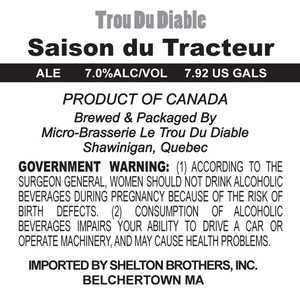 Le Trou Du Diable Saison Du Tracteur March 2013