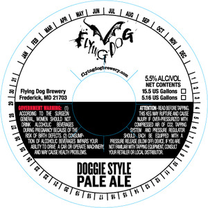 Flying Dog Doggie Style Pale Ale March 2013