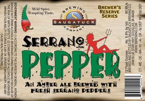 Saugatuck Brewing Company Serrano Peppers March 2013