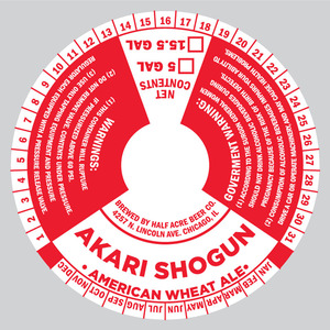 Half Acre Beer Company Akari Shogun