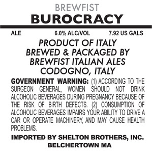 Brewfist Burocracy March 2013