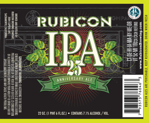 Rubicon Brewing Company 25 IPA