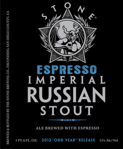 Stone Imperial Russian Stout March 2013