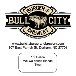 Bull City Burger And Brewery Wa Wa Yonda Blonda