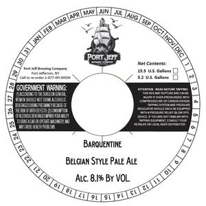 Barquentine Belgian Style Pale