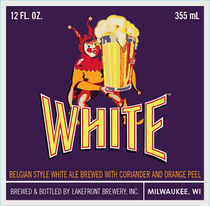 Lakefront Brewery White Beer April 2013