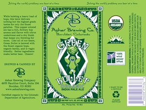 Asher Brewing Company April 2013