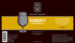 Widmer Brothers Brewing Company Old Embalmer 13' April 2013