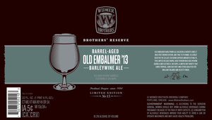 Widmer Brothers Brewing Company Old Embalmer 13' April 2013