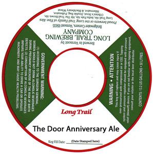 Long Trail The Door Anniversary Ale March 2013