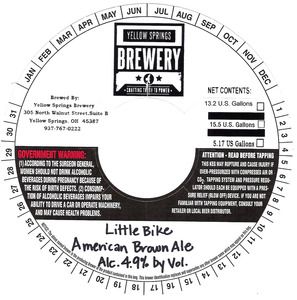 Yellow Springs Brewery Little Bike