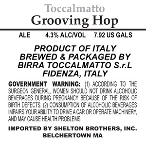 Toccalmatto Grooving Hop