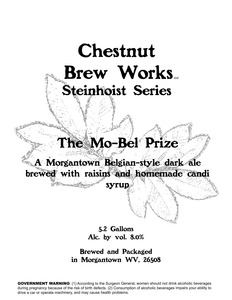 Chestnut Brew Works The Mo-bel Prize