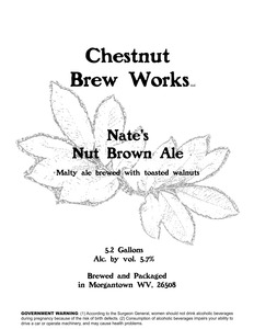 Chestnut Brew Works Nate's Nut Brown Ale
