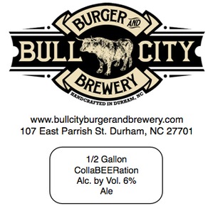 Bull City Burger And Brewery Collabeeration