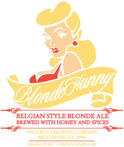 Wild Wolf Brewing Company Blonde Hunny April 2013