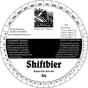 Sebago Brewing Company Shiftbier