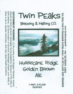Twin Peaks Brewing And Malting Co. Hurricane Ridge Golden April 2013