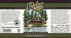 Rahr & Sons Brewing LP Tenderfoot