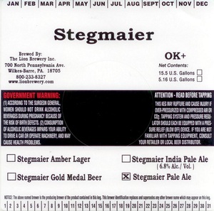 Stegmaier Pale Ale 