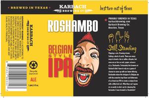 Karbach Brewing Co. Roshambo